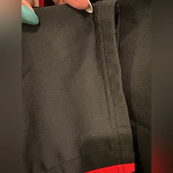 3/$17 Men’s Adidas Black - Red Stripes on the sides Size: S - Picture 5 of 6